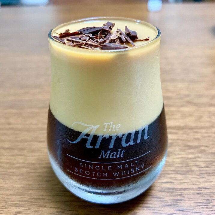 今日のおやつ☆二層コーヒーゼリー